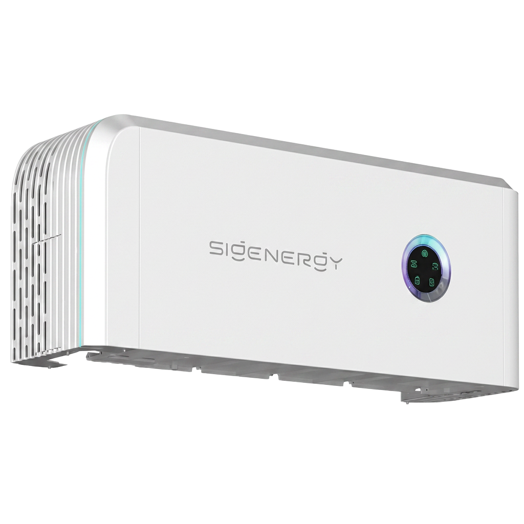 Sigenergy inverter floating on a blue background
